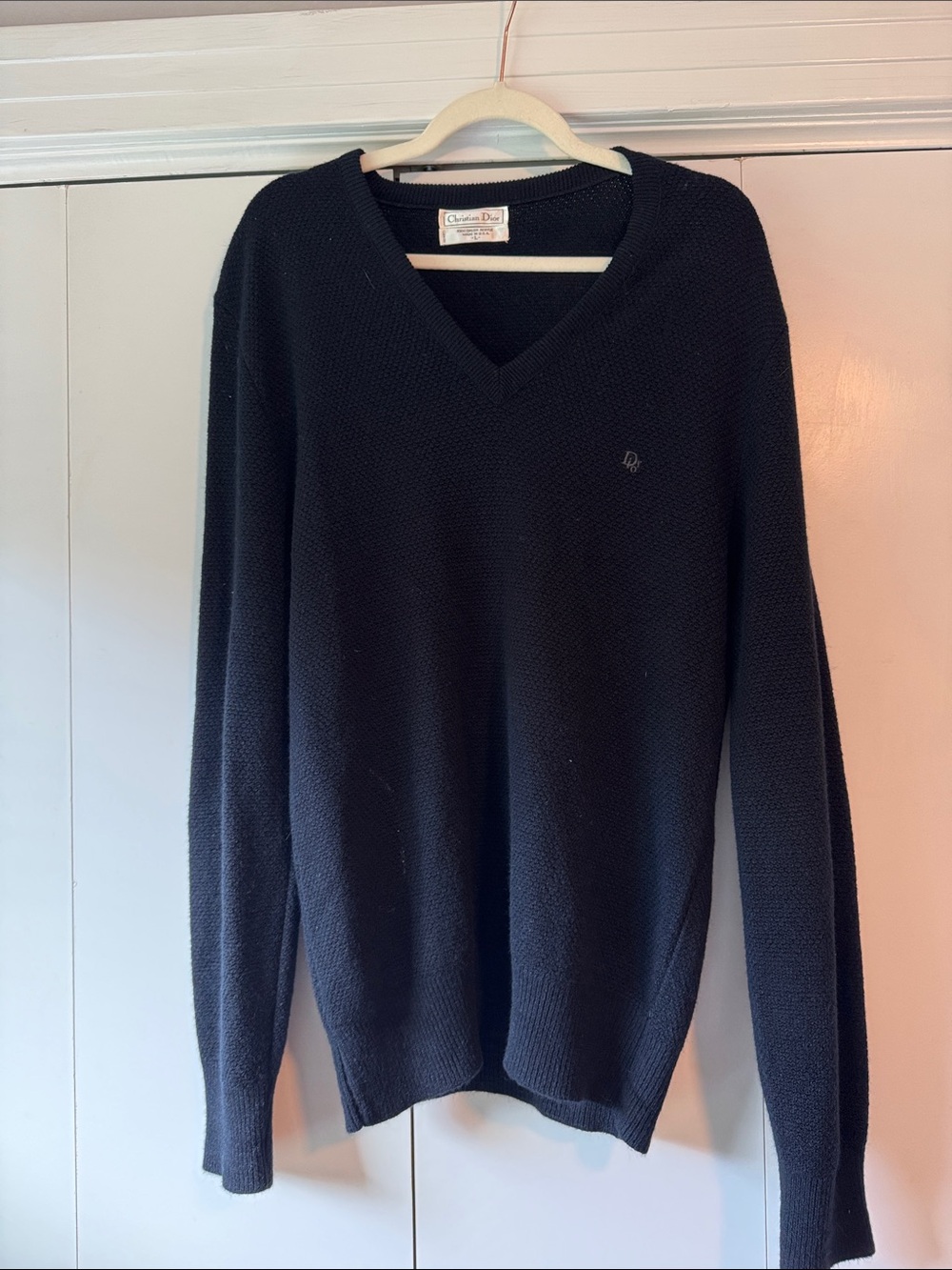 Christian Dior V Neck Sweater